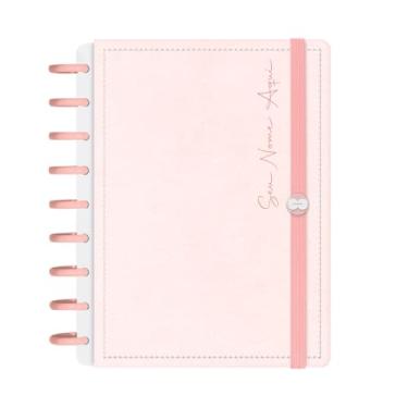 Imagem de Caderno de Disco Inteligente Iscool Personalizado M+ Solid Touch Couro Rosa