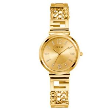 Imagem de Relógio Feminino Guess Cluster Dourado Gw0545l2-Feminino