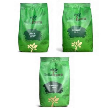 Imagem de Maca Peruana + Guaraná + Gengibre | 250g cada | 100% Natural Della Terra