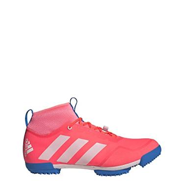 Imagem de adidas Tênis unissex para ciclismo The Gravel, Turbo/branco nuvem/vermelho ácido, 4.5 Women/3.5 Men