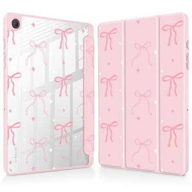 Imagem de Tuiklol Para Galaxy Tab A9 + /A9 Plus 27.9 cm 2023, suporte para caneta S com capa protetora transparente, capa traseira transparente, despertar/hibernar automaticamente, tablet Samsung Tab A9 Plus