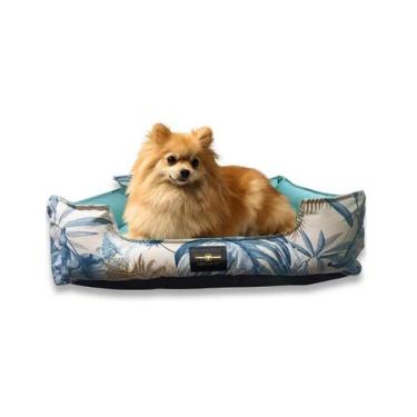 Imagem de Caminha Pet Cachorro & Gato- Impermeável- Acquablock- M - Verde Folhas