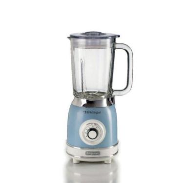 Imagem de Liquidificador Ariete Vintage Azul, Copo Vidro 1,5L, 1000W