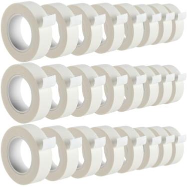 Imagem de Gilprop 25 rolos de fita adesiva branca para pintores de 2,7 polegadas x 22 jardas (500 jardas no total) materiais de pintura adesiva para paredes cozinha casa faça você mesmo artistas artes