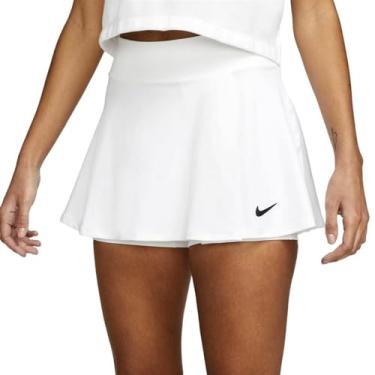 Imagem de Nike Saia feminina Dri-fit Victory Flouncy, Branco/preto, G