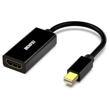Imagem de Adaptador Mini DisplayPort Para HDMI 4K 30Hz, Plug And Play, Compatível Com MacBook, iMac, Surface, Monitor, TV E Projetor, Conector Banhado A Ouro