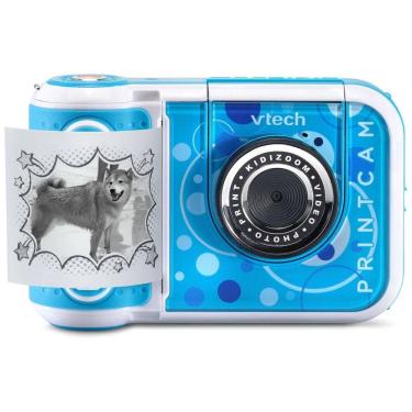 Imagem de Câmera Divertida com Impressão Instantânea até 80 Fotos para Crianças de 4 a 11 Anos, VTECH, Azul
