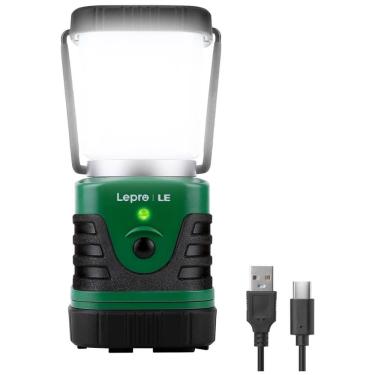 Imagem de Lanterna LED Recarregável 1000 Lúmens 4 Modos de Luz Fonte de Energia À Prova Dágua USB, LIGHTING EVER 3300008, Verde Escuro