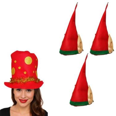 Imagem de Kit De Chapéus Natalinos Para Fantasias, Família E Festas - Usina de A