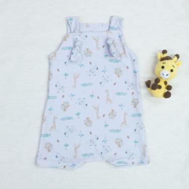 Imagem de Jardineira Bebê em Malha Cotton Suave com Regulagem na Alça Prática e 