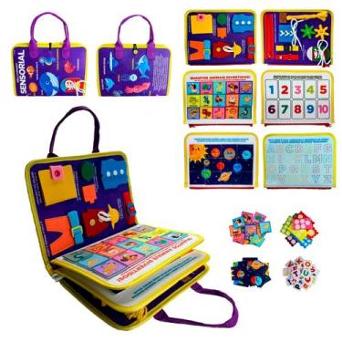 Imagem de Livro - Livro Educativo Montessori: Meu Livrinho Sensorial Maleta Educ