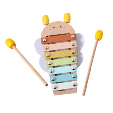Imagem de Dynwave Instrumento musical para bebês, brinquedo musical de percussão de madeira, glockenspiel para meninos e meninas de 1, 2 e 3 anos, presentes de