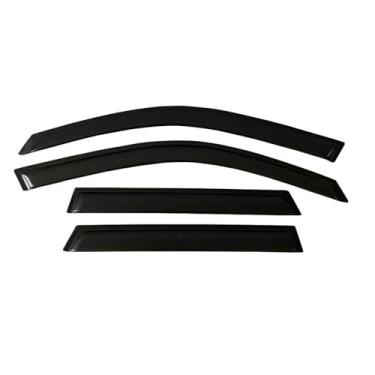 Imagem de GRJQRKHZ Defletor de janela lateral de carro para S&ubaru Forester 2019-2024 Weathershied viseira de porta vento sol proteção chuva janela lateral defletores de vento