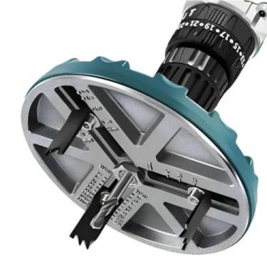 Imagem de Serra Copo Ajustavel P/ Drywall Madeira Plastico 45 A 130mm - Ptech