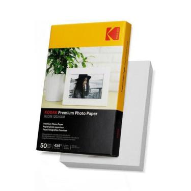 Imagem de Papel Fotográfico Kodak Premium 200g Gloss 10x15 50 Folhas