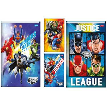 Imagem de Caderno Broch. Univ. CP 48 Folhas – Justice League Jandaia