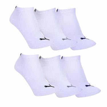 Imagem de Kit 6 Pares de Meia Puma Sapatilha Esportiva