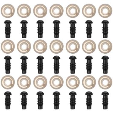 Imagem de IMIKEYA 100 peças de acessórios de pelúcia para bonecas, suprimentos para fabricação de bonecas, olhos para fantoches de dedo, caranguejo de pelúcia