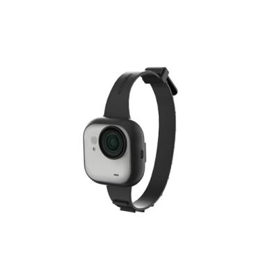 Imagem de WOENJO Alça e capa de silicone para Insta360 GO Ultra, pulseira de palma multifuncional, alça de bicicleta, clipe de mochila, coleira de câmera de gato para Insta360 GO Ultra, acessórios preto