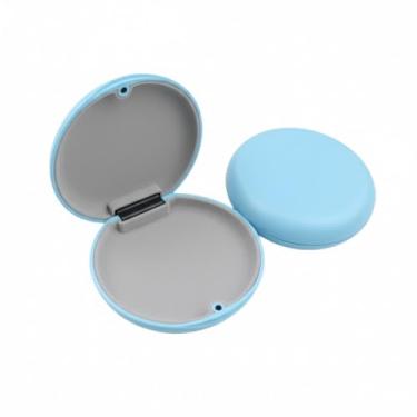 Imagem de Estojo Protetor para Alinhadores, Dentaduras e Aparelhos de Bruxismo – Armazenamento Compacto e Seguro (Azul)