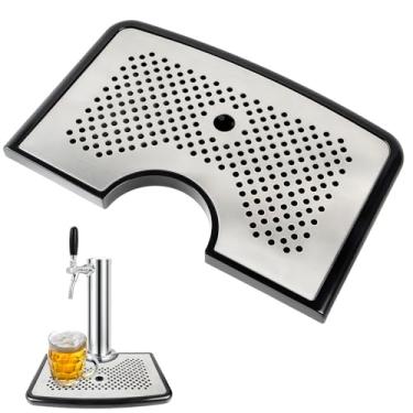 Imagem de CHILDHOOD bandeja de aço inoxidável Kegerator Beer para torre de torneira universal