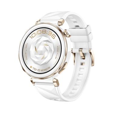 Imagem de Smartwatch, HUAWEI Watch GT 5 Pro 42mm, Cerâmica e Titânio, Monitoramento Esportivo Profissional, Mapas de Campos de Golfe, Até 2 Semanas de Bateria, Compatível Com iOS e Android, Branco