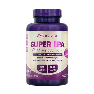 Imagem de Super EPA Ômega 3 TG - 90 Cápsulas - Sanavita-Unissex