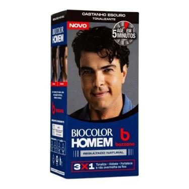 Imagem de Tonalizante Capilar Castanho Escuro Biocolor Homem - Bozzano - Savoy I