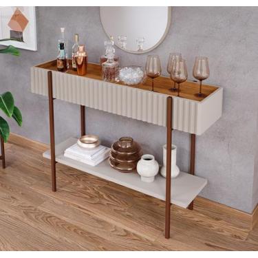 Imagem de Aparador Lira Cimol Off White/Nature - CIMOL MOVEIS