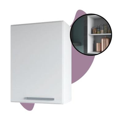 Imagem de Armário Aéreo Multiuso Suspenso Lavanderia Prateleira 40cm Módulo Prat