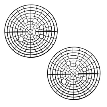 Imagem de FALVFUN Inserção de balde de lavagem de carro, 2 peças de 25,4 cm de diâmetro, à prova de poeira, filtro de lavagem de veículos, remoção de detritos, kit de lavagem de limpeza de detalhes automotivos