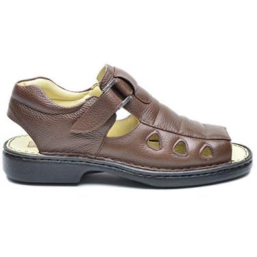 Imagem de Sandália Masculina em Couro (38)