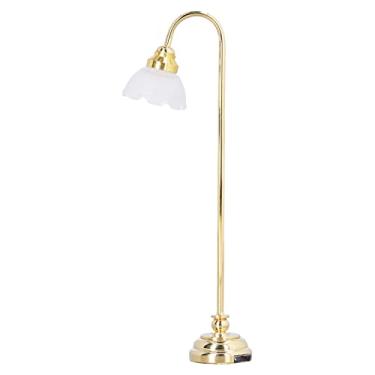 Imagem de Generic Luminária de Chão para Casa de Bonecas Em Miniatura, Estilo Vintage, Botão de Luz Quente, Célula, Faça você Mesmo, Casa Dos Sonhos, Sala de Estar, Quarto, Escritório, Móveis Em Miniatura Em