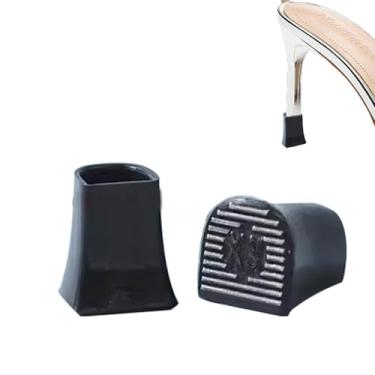 Imagem de Substituição de sapatos com tampas de salto, capas de salto para salto alto | de calcanhar para reparo e substituição de tampas de calcanhar antiderrapantes | Rolhas de calcanhar Pino em forma