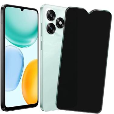 Imagem de NEOYUKL Protetor de tela de privacidade para Honor X5c [6,74 polegadas], [filme anti-espião], resistente a arranhões, fácil instalação [2 unidades]