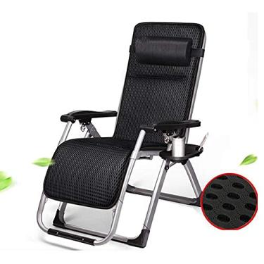 Imagem de Espreguiçadeira, espreguiçadeiras, cama dobrável, reclinável ajustável, cadeiras de pátio reclináveis dobráveis confortáveis para relaxar cadeira dobrável para pátio - 6