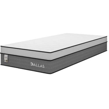 Imagem de Colchão Solteiro Plumatex Molas Ensacadas (Pocket) | 88x188x28cm Altura | Firmeza Intermediária | Suporte AG D80 | One Side, Antiácaros e Malha Premium