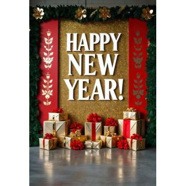 Imagem de Fundo Fotográfico Ano Novo Cenário Tecido 1,50 x 2,20m - Fadrix, FANV0