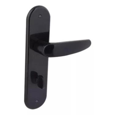 Imagem de Fechadura Polo Banheiro 55mm 5061529/55Z NP Nylon Preta Arouca