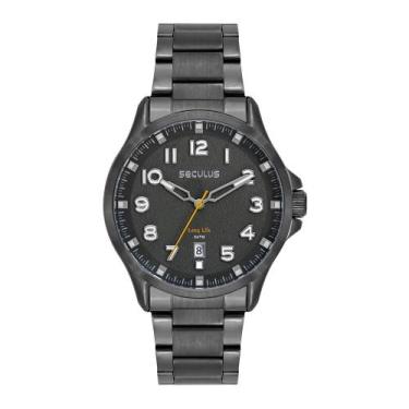 Imagem de Relógio Seculus Masculino Ref: 77312gpsvpa4 Casual Black