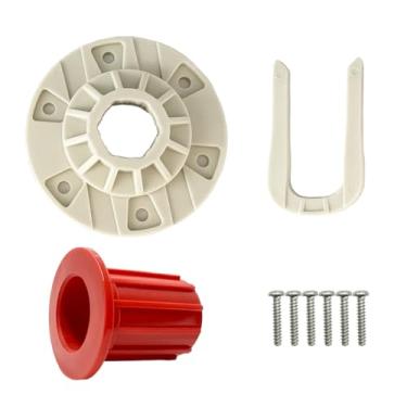 Imagem de Ninayu Kit de cubo acionado por cesta de arruela W10528947 W10396887 + bucha de cesta de máquina de lavar 52719 compatível com Whirlpool Ken-more May-tag substitui peças de lavadora W10396887