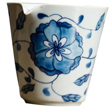 Imagem de YYBOES Xícara da Justiça de Porcelana Azul e Branca Xícara de Saquê Japonês Gongfu Jarra de Chá Xícara de Água Xícaras de Chá Chinesas Panelas de Chá Japonesas Xícara de Chá Chinesa de Escritório
