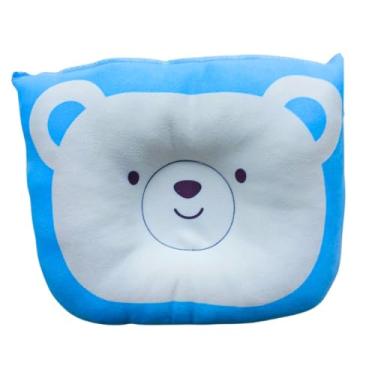 Imagem de Travesseiro infantil estampado ursinho (Azul)