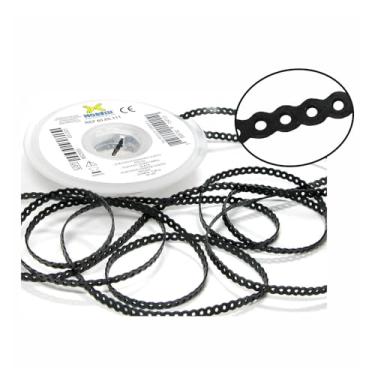 Imagem de Elástico Borrachinha Aparelho Ortodôntico Corrente Curto 1.5 metros