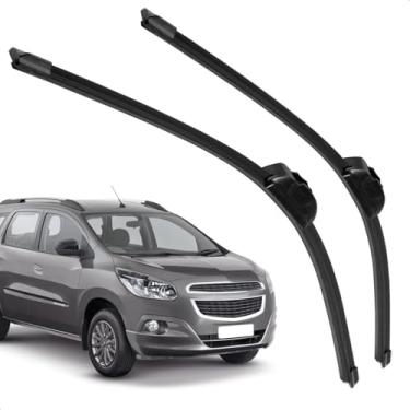 Imagem de Par Palheta de Silicone Dianteira Limpadora de Para-brisa Spin 2012
