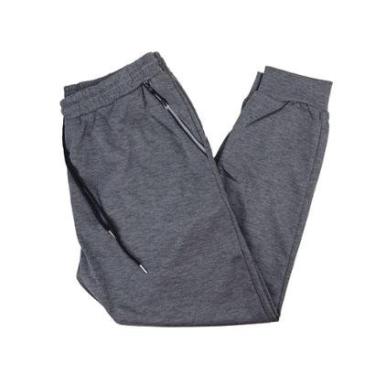 Imagem de Calça Masculina Delkor Moletom Plus Size Cinza Medio - 168022-Masculino