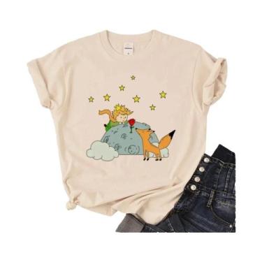 Imagem de Mulheres e meninas engraçadas The Little Prince T Shirt, Harajuku T-sh