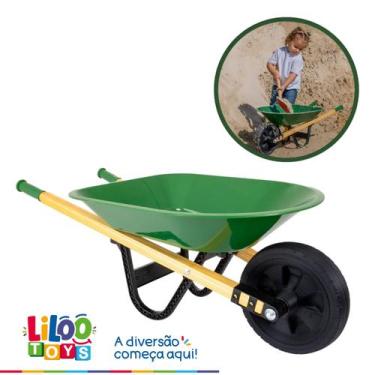 Imagem de Brinquedo Infantil Carrinho De Mão Carriola De Mão Poliplac