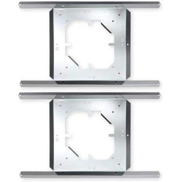 Imagem de Pacote TB-8 de 2 pontes de azulejo para alto-falantes S86 e S810, suporte de barra T de suporte de carga sustenta alto-falantes de 20 cm, estrutura de aço durável, revestimento resistente, capacidade