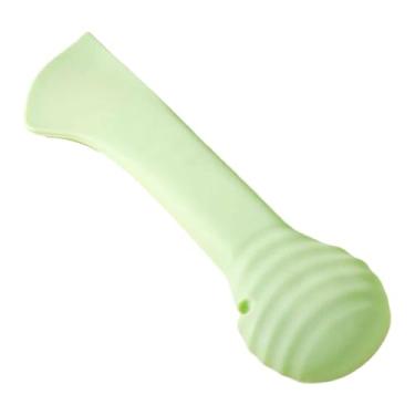 Imagem de Stgfyxgs Colher abridora de latas para animais de estimação, mini colher de silicone para ração de cães e gatos, ferramenta manual para abrir latas e alimentar, Verde
